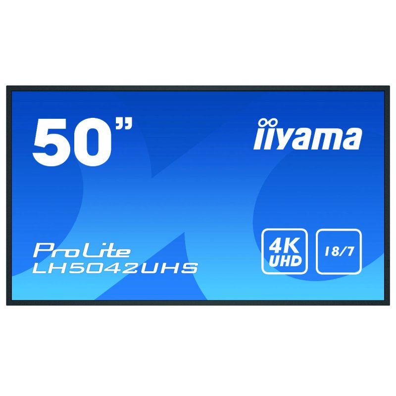 Monitor iiyama ProLite LH5042UHS-B1 49.5" Pantalla de Señalización Digital 4K UltraHD