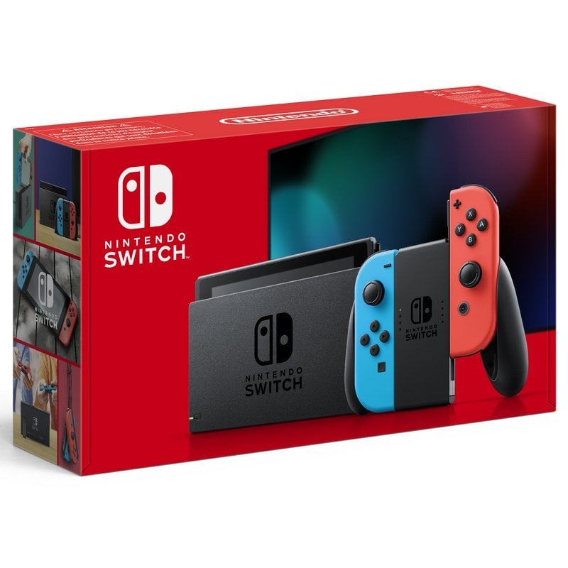 Nintendo Switch Neon Blue/Red V2 + Mario & Sonic Jogos Olímpicos