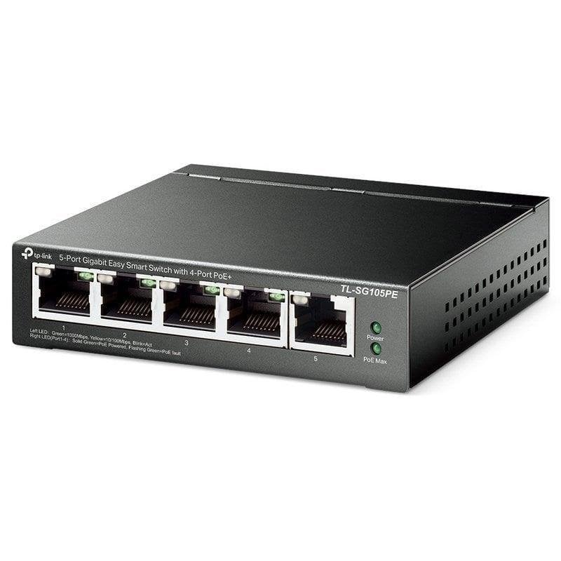 Switch TP-Link TL-SG105PE 5 ports Gigabit 4 PoE+ Easy Smart