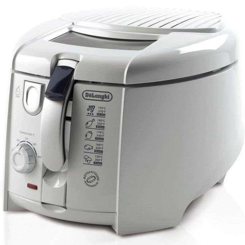 Friteuse DeLonghi F28211 RotoFry 1.2L 1800W Blanche Fenêtre