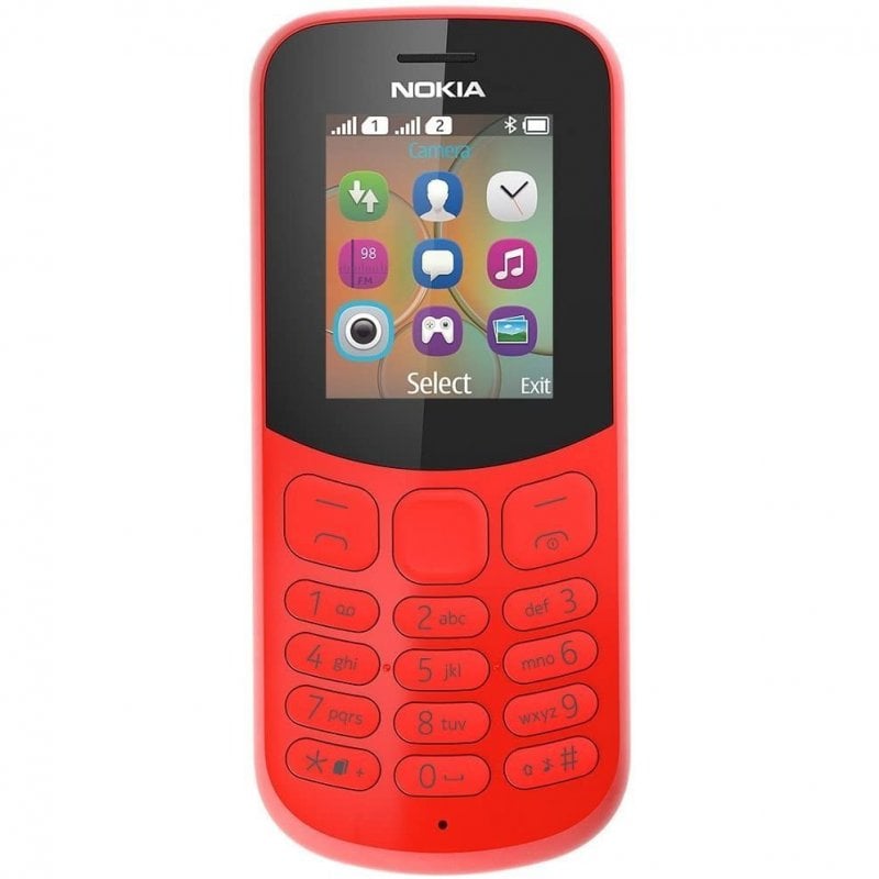 Image of Nokia 130 2017 Dual Sim Rosso Sbloccato cod079
