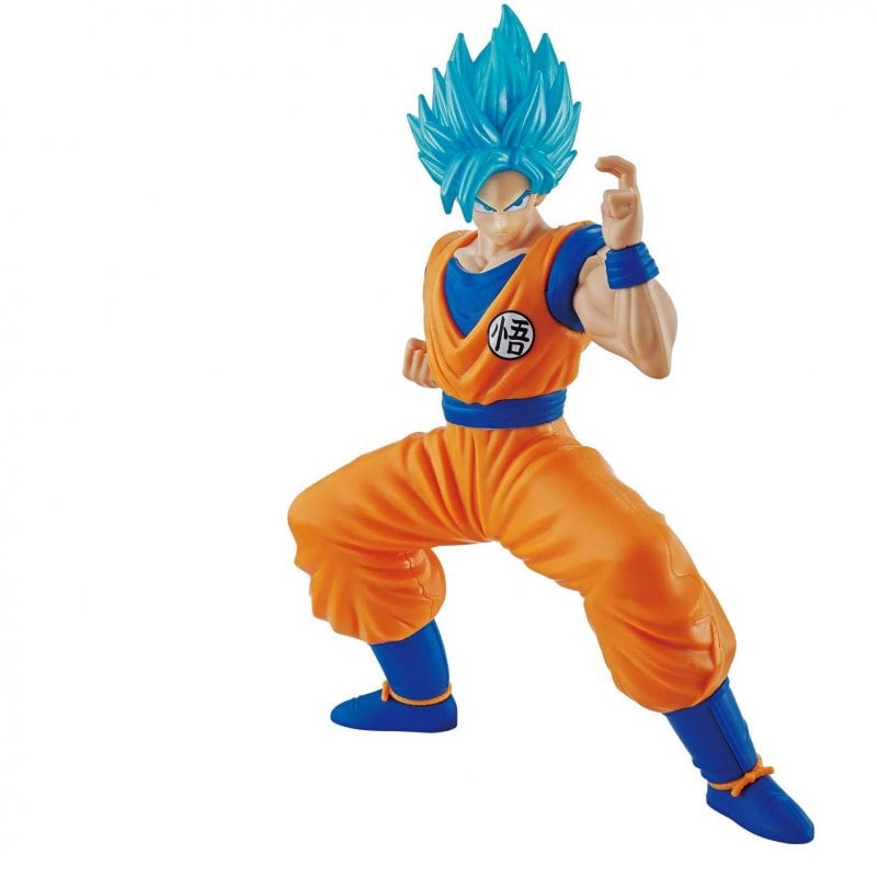 Kit 2 Bonecos Dragon Ball Z Goku Super Saiyajin E Ssj Blue - Super