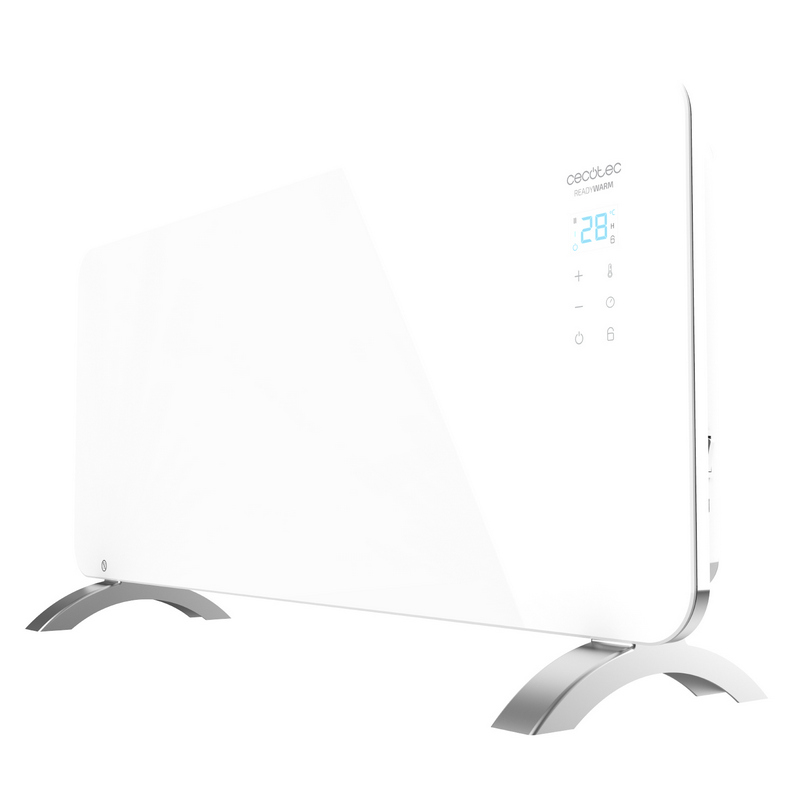 Cecotec Ready Warm 6750 Crystal Connection Radiador Eléctrico Wi-Fi 2000W Blanco Reacondicionado