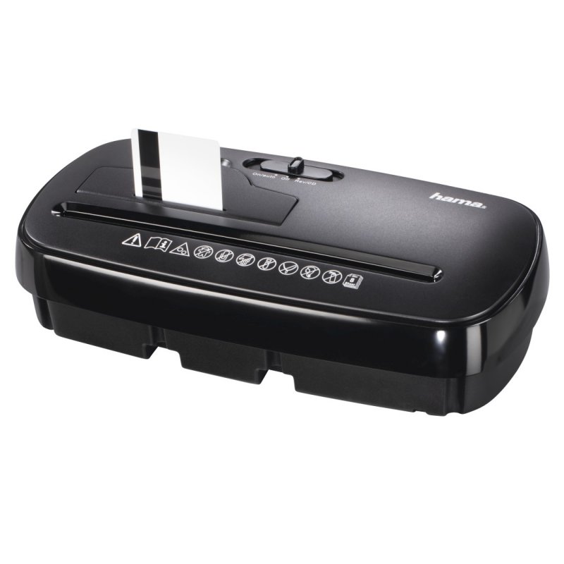 Distruggi Documenti Hama Basic S8CD - Taglio A Striscia, 11 Litri, Per Carta E CD - Foto 4