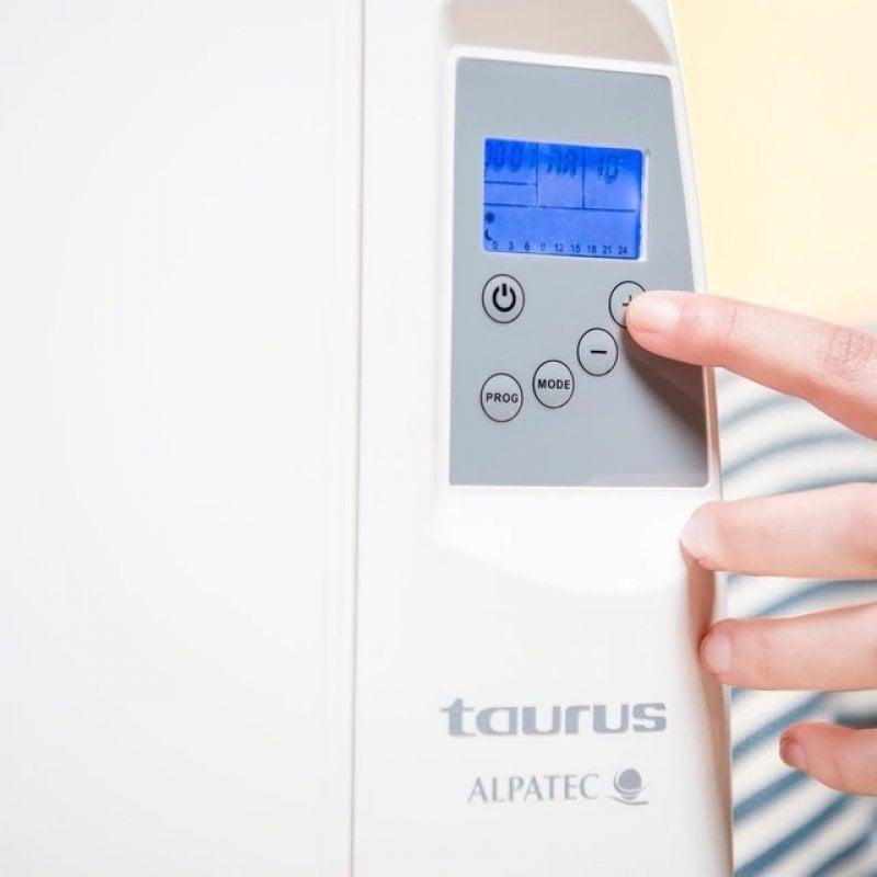 Taurus Émetteur Thermique Malbork 600 600W 4 Éléments Sécurité Enfant Installation Sol ou Mur