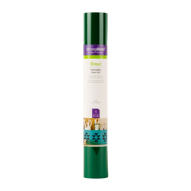 Cricut Everyday Iron-On Vinilo Textil Termoadhesivo 12"x24" Verde