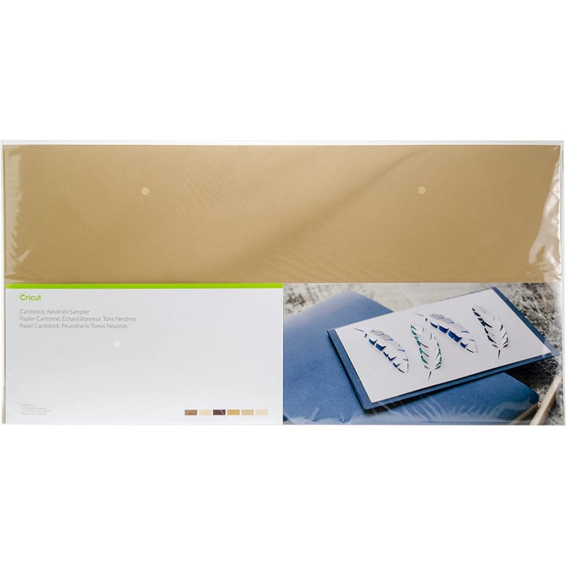 Cricut Pack de 24 Cartulinas 12"x24" Colores Neutrales