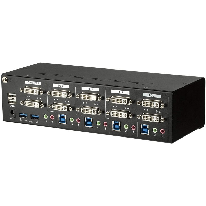 StarTech Switch KVM 4 Puertos USB/10 Puertos DVI | PcComponentes.com