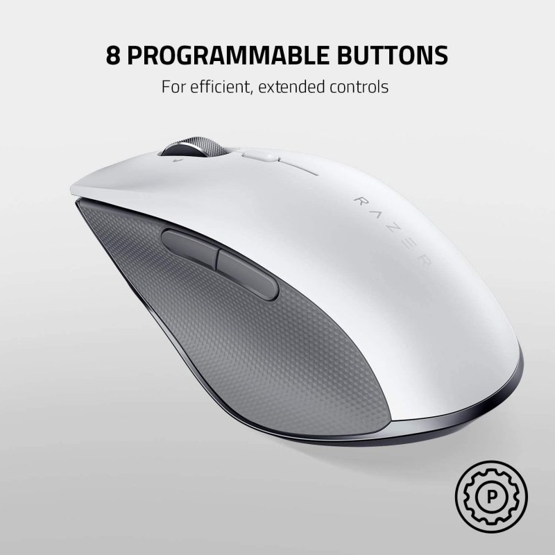 Razer Pro Click souris ergonomique sans fil 16000 DPI blanc