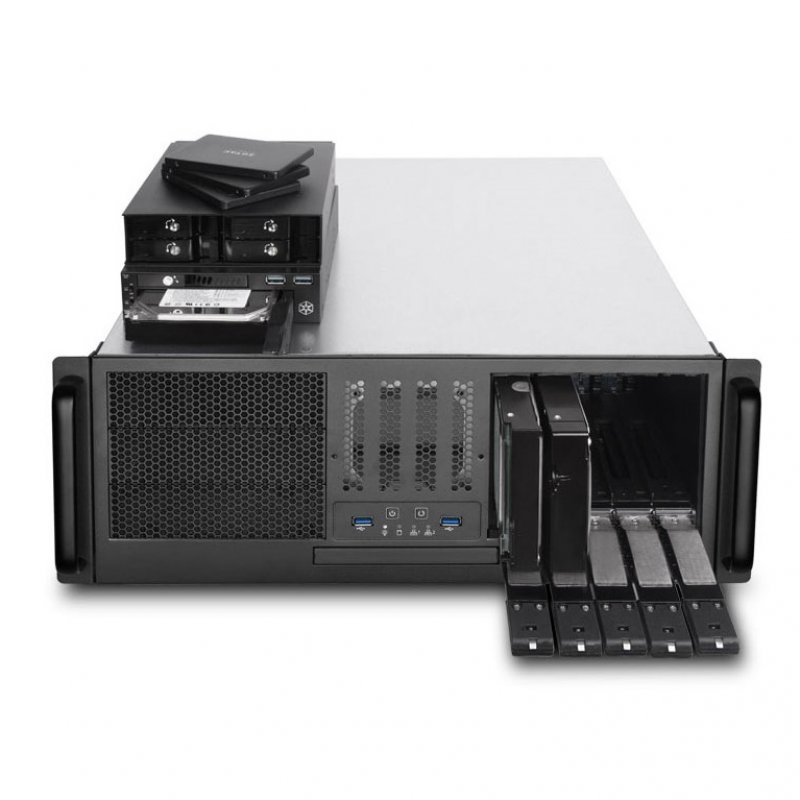 SilverStone RM41-H08 Armario Servidor Rack 4U ATX | PcComponentes.com
