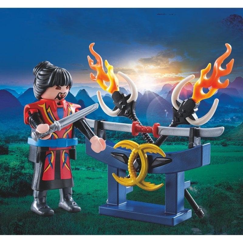 Figurines PLAYMOBIL Occasion - Samouraï, Guerrier Mongol Et Archer