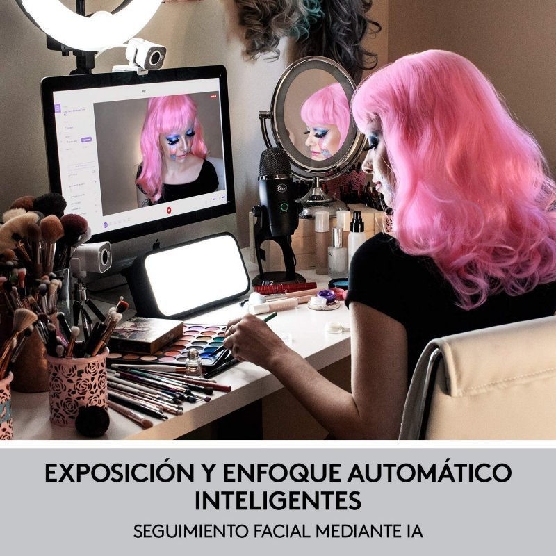 Pack Logitech Streamcam Webcam Usb C Full Hd Blanca Blue Microphones Snowball Ice Microfono Blanco Pccomponentes Com