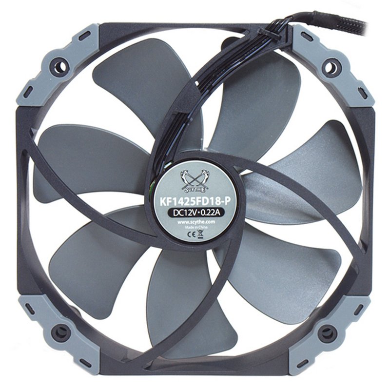 Scythe Kaze Flex 140 PWM Ventilador Suplementario 140mm Negro