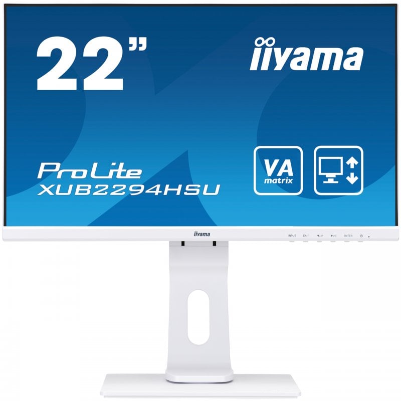 Monitor iiyama ProLite XUB2294HSU-W1 21.5" LED FullHD Blanco