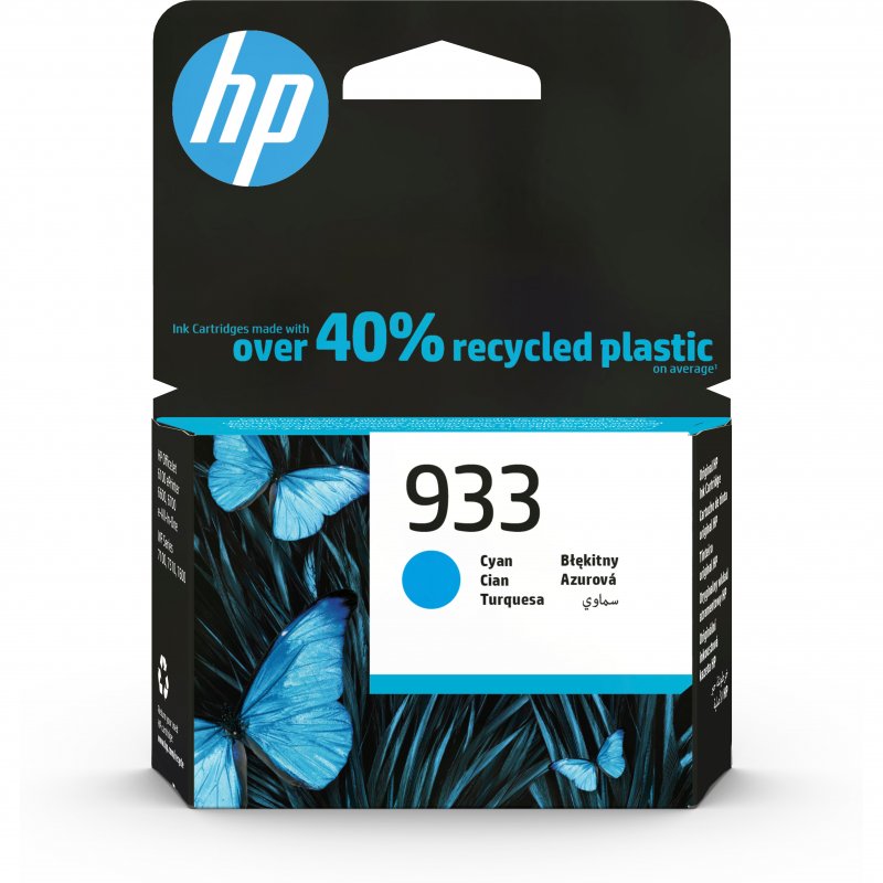 HP 933 Cartucho de Tinta Original Cian