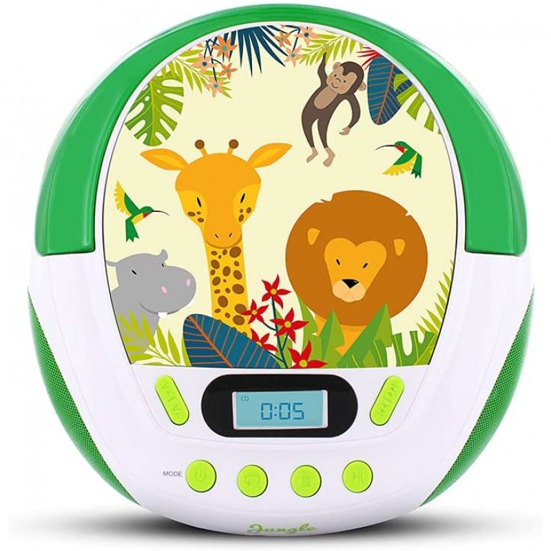 Lettore MP3 Digitale Portatile Per Bambini Con Cuffie HD – Leggero, Custodia In Metallo, 8 Ore Di Batteria, Supporto Fino A 64GB, Verde