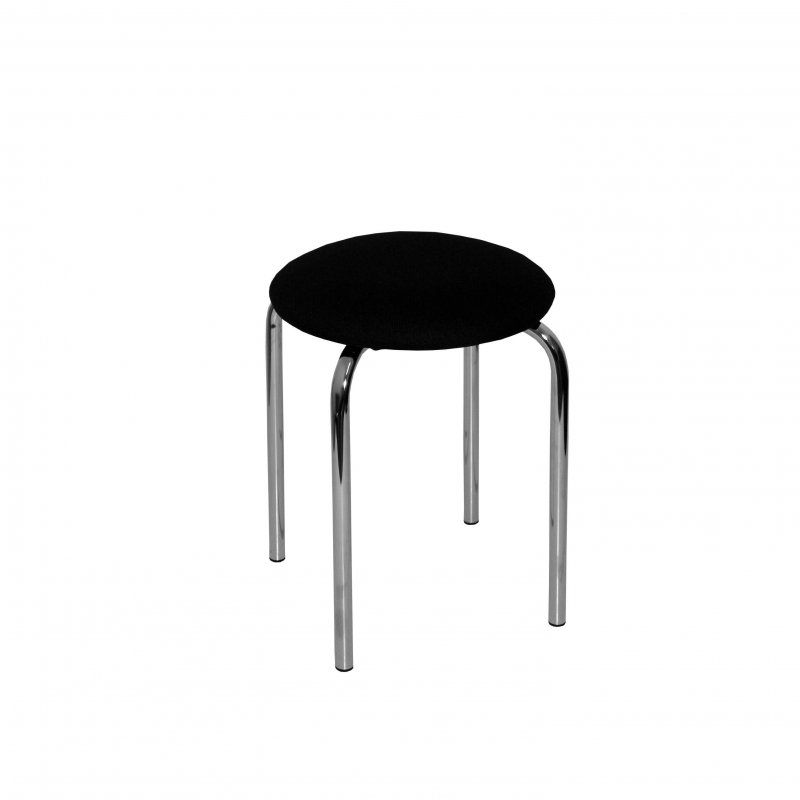 Piqueras y Crespo Nogueras Pack de 4 Taburetes Aran Negro