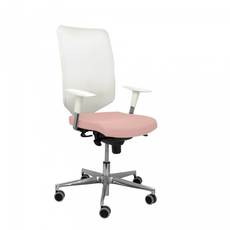 Silla de Oficina Ossa blanca bali rosa pálido