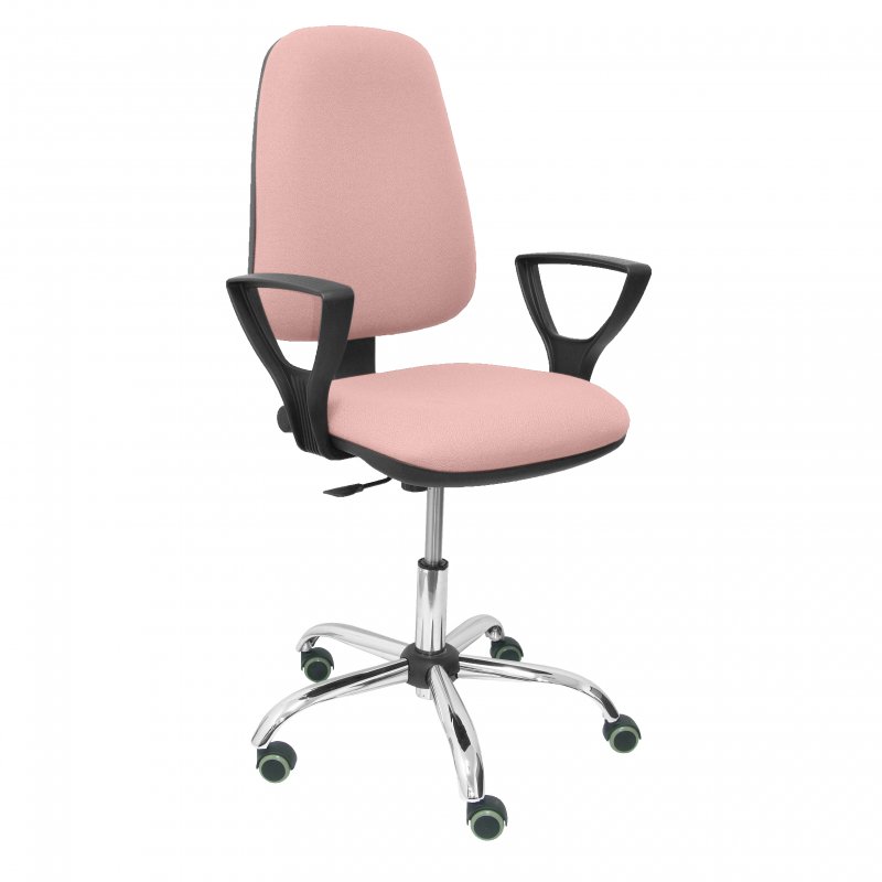 Silla de Oficina Socovos bali rosa pálido brazos fijos