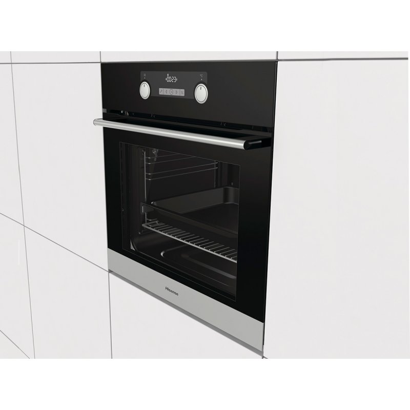 Hisense BI5229PG Horno Pirolítico Multifunción 70L Cristal Negro |  PcComponentes.com