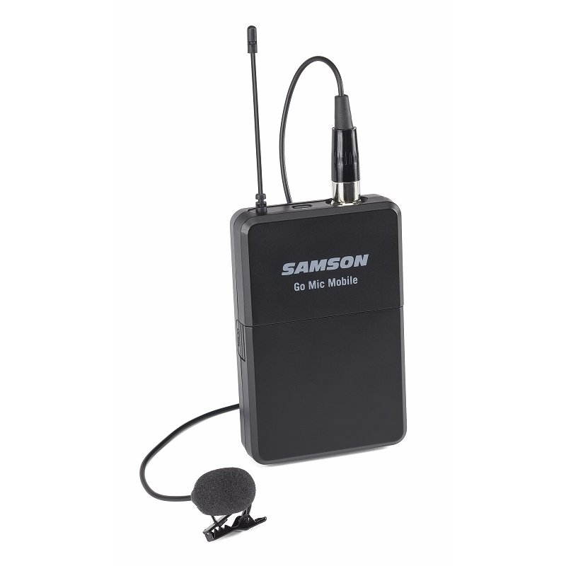 Image of Samson Lavalier Go Mic trasmettitore portatile da cintura con microfono