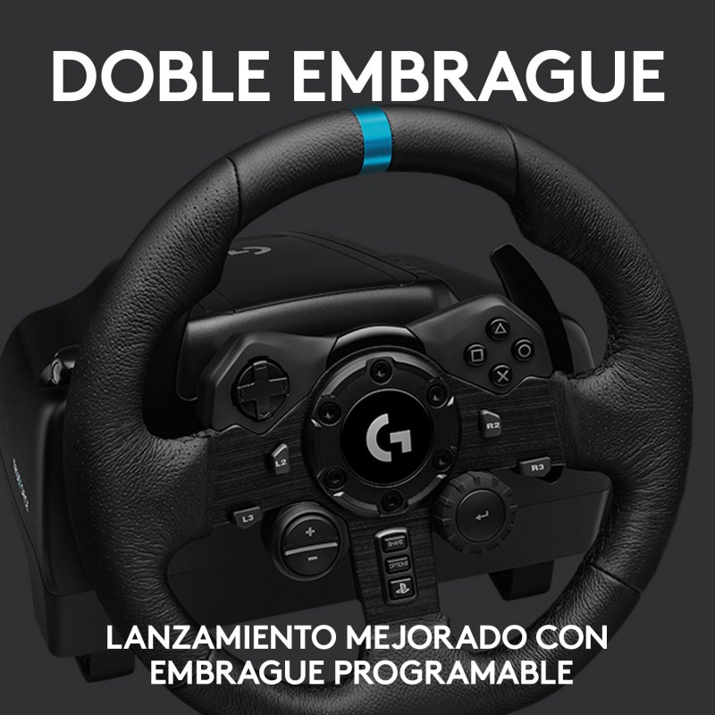 Soporte de freno de mano USB 2 en 1 G29 compatible con PS4 ONE + PC para  Simracing Game Sim Rig con abrazadera (azul para G29)