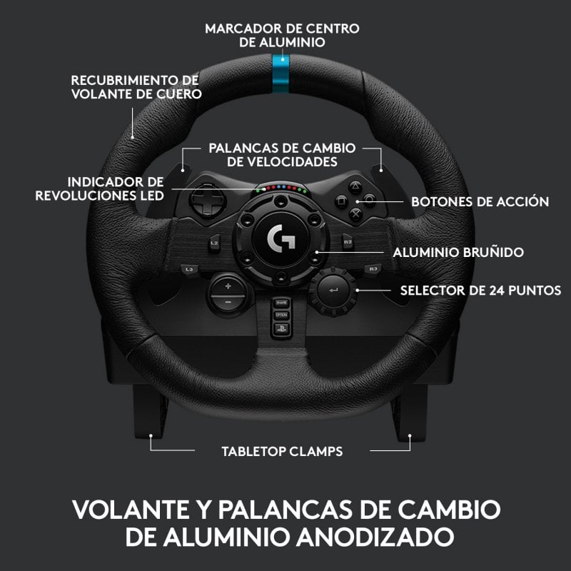 Volante Logitech G29 + Câmbio Driving Force Ps5/ Ps4 / Pc