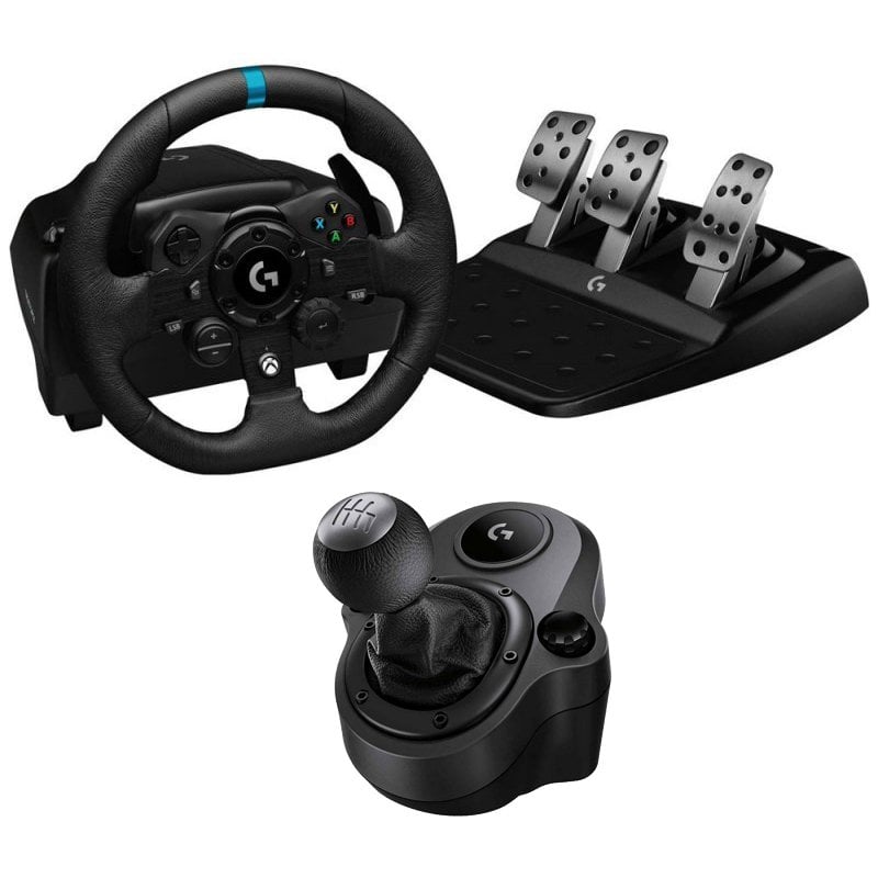 VOLANTE LOGITECH G923 RACING WHEEL & PEDALS