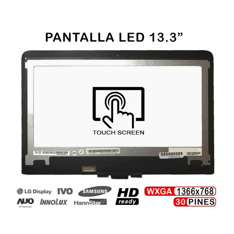 Image of Touchscreen LED da 13,3" per HP Pavilion X360 13-S100NJ 13-S121DS cod079