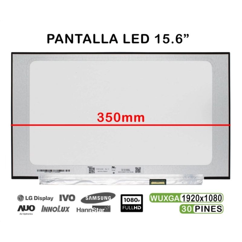 Image of Schermo LED da 15,6" per laptop Lenovo V155-15API 1920X1080 IPS