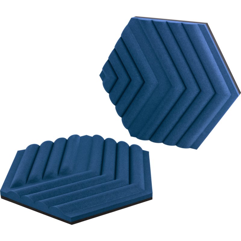 Corsair Wave Panels Starter Set 6 Paneles Espuma de Tratamiento Acústico Azules