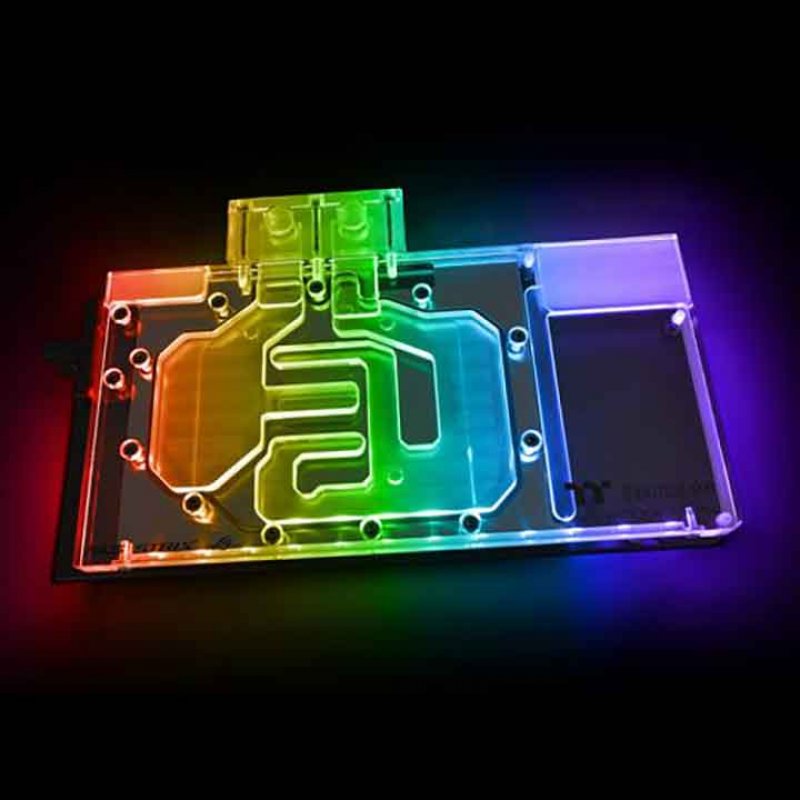 Thermaltake Pacific V-RTX Plus – Waterblock Per ASUS ROG STRIX RTX 3080/3090 Con RGB - 3