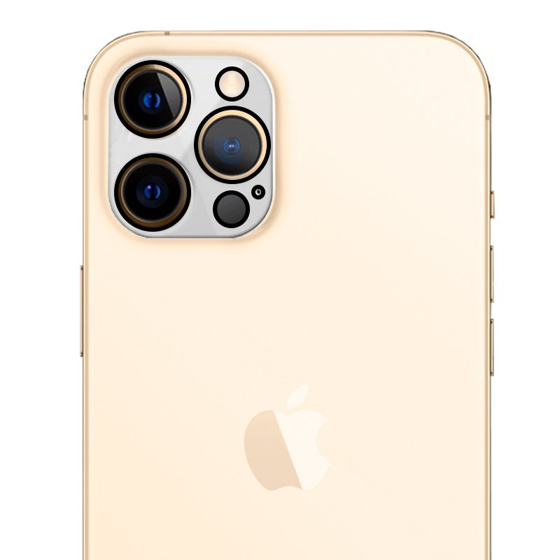 INF Vetro Protettivo Per Fotocamera IPhone 12 Pro Max | 2 Pezzi + Salviette | Vetro Temperato 9H Trasparente E Anti Graffio