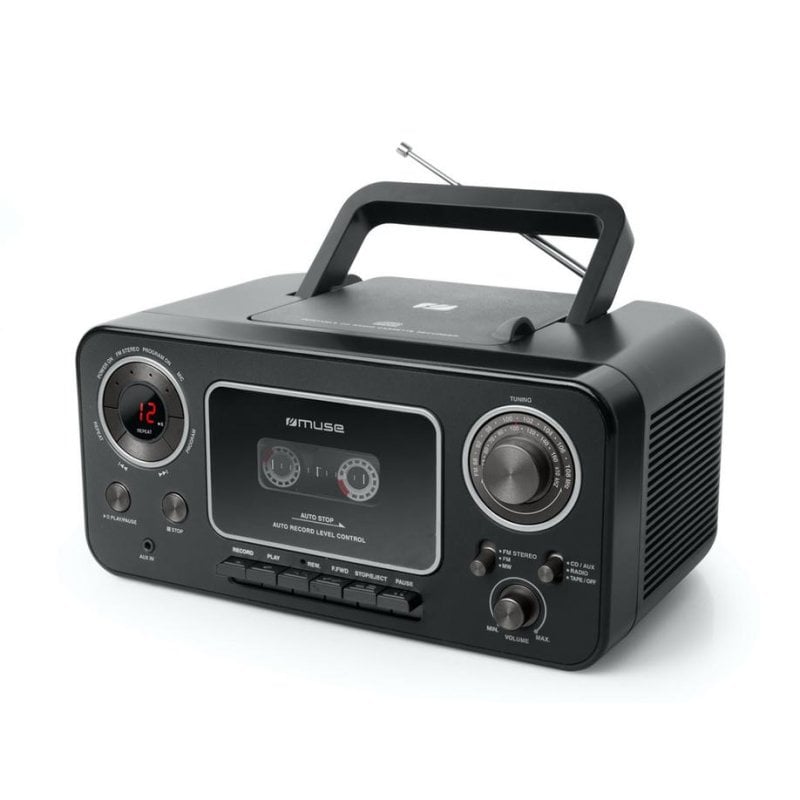 Radio Laser MUSE M-182 RDC – Lecteur CD, K7, Tuner Analogique FM - vue 4