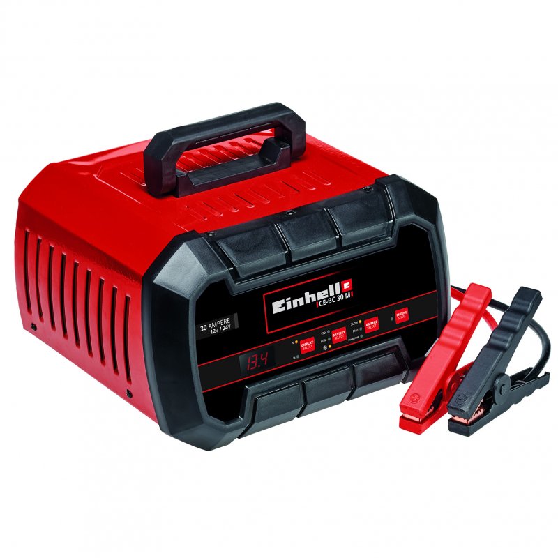 Einhell Acculader CE-BC 30M - 12V/24V Intelligente Lader Voor Gel, AGM En Lood-Zuur Accu's Tot 600Ah