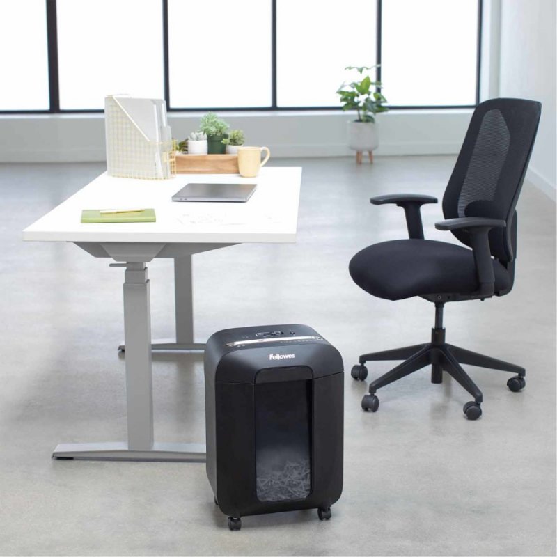 Destructora De Papel Fellowes FS-15C - Corte En Partículas P-4, 15 Hojas, Papelera 19L, Para Oficina En Casa