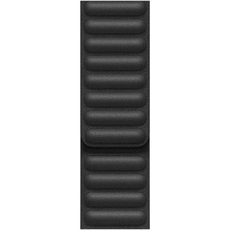 Image of Cinturino a maglie in pelle nera Apple 40 mm taglia M/L per Apple Watch