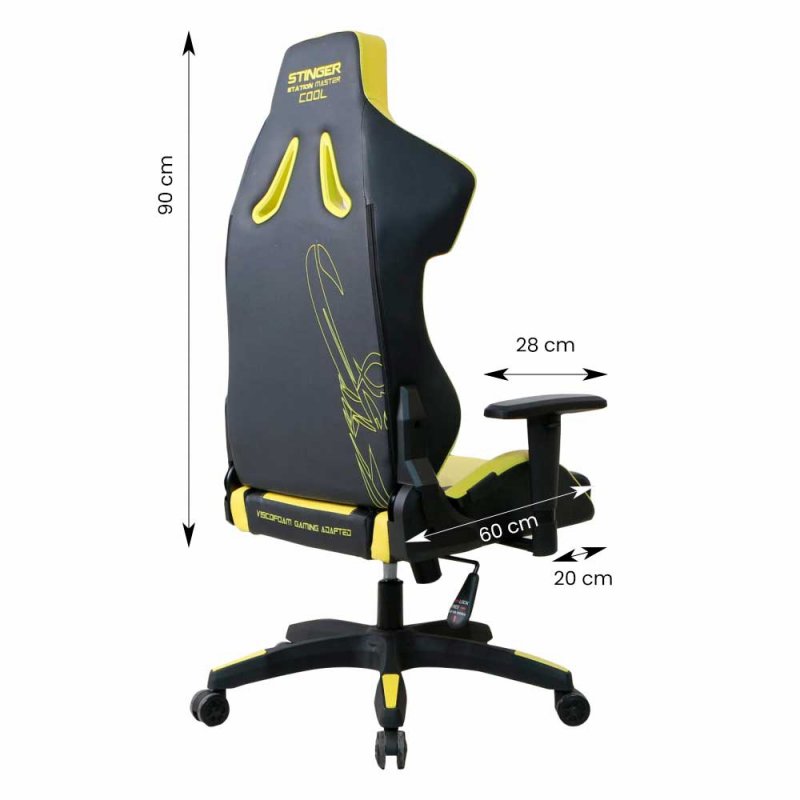 Woxter Stinger Station Master Cool Silla Gaming Amarilla/Negra