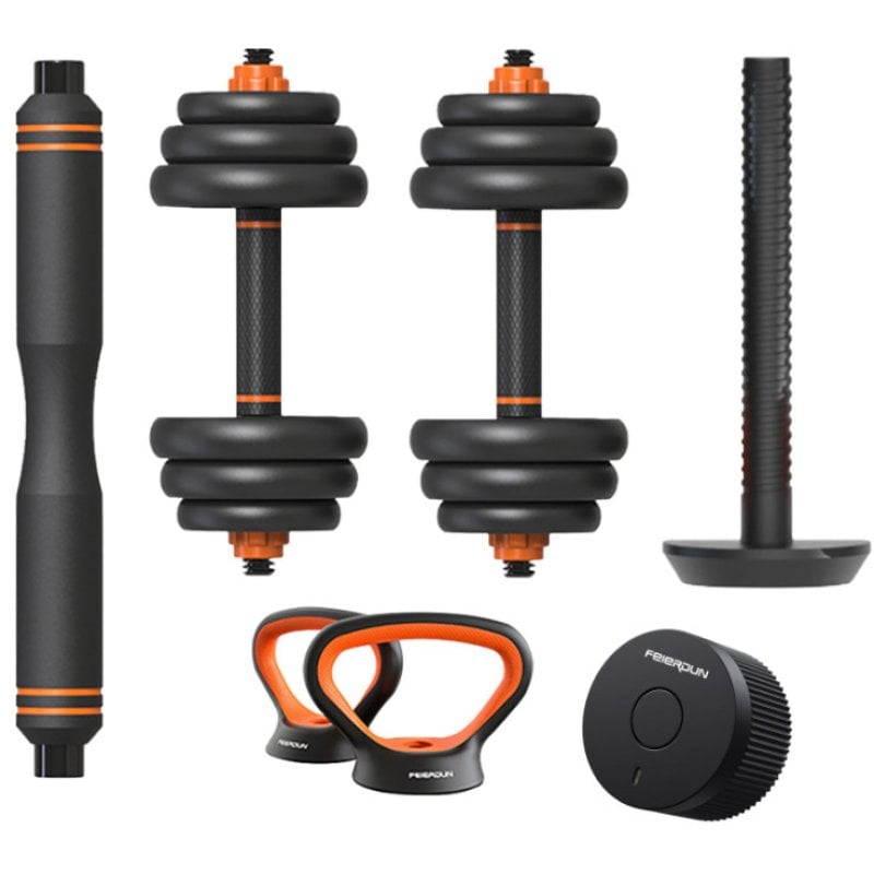 Image of Xiaomi Smart Kit Manubri + Barra + Kettlebell FED 20Kg + Sensore