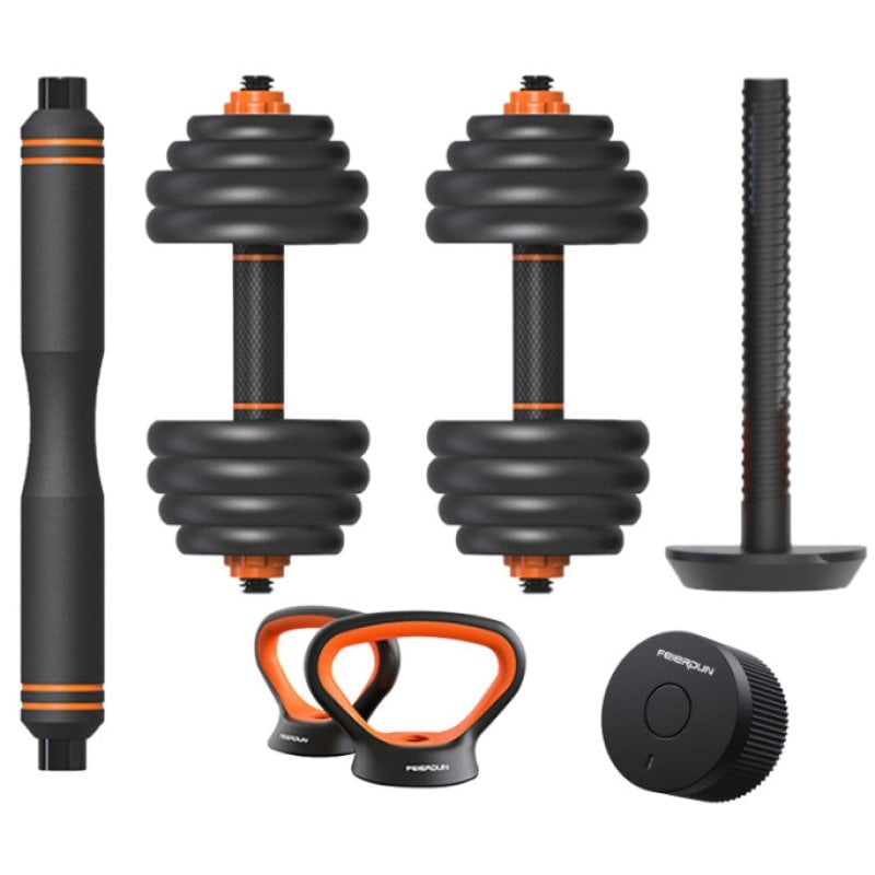 Image of Xiaomi Smart Kit Manubri + Barra + Kettlebell FED 40Kg + Sensore