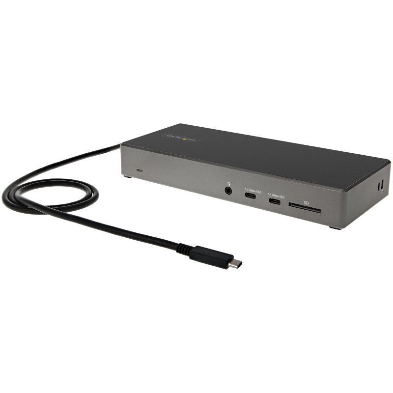 Station D'accueil USB-C Double HDMI 4K - Hub 2 écrans, Charge Rapide, Alliage Aluminium Pour PC Portable