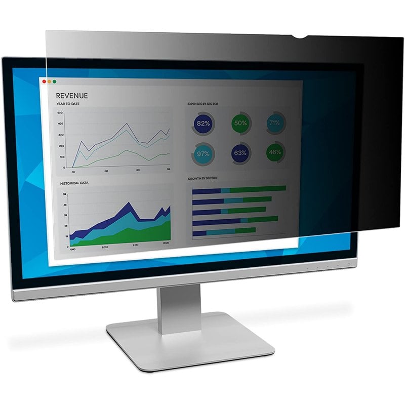 Image of 3M PF240W1B 61 cm (24") Filtro per la privacy senza bordi per display