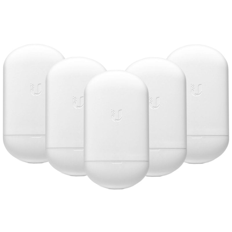 Ubiquiti AirMAX 5G NanoStation AC Loco Pack de 5 Puntos de Acceso