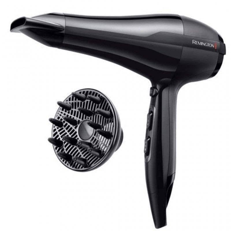 Secador de Cabelo Iónico Profissional Remington Pro-Air AC5999 2300W 3 Temperaturas 2 Velocidades com Acessórios Preto