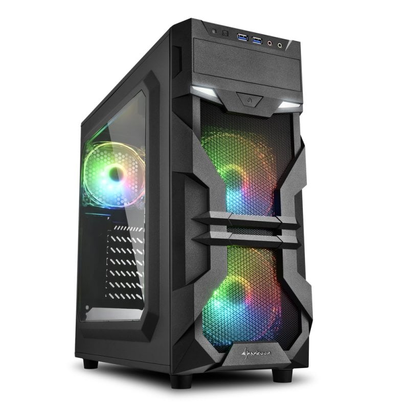 Image of Sharkoon VG7-W RGB ATX Acrilico USB 3.0 ARGB Nero