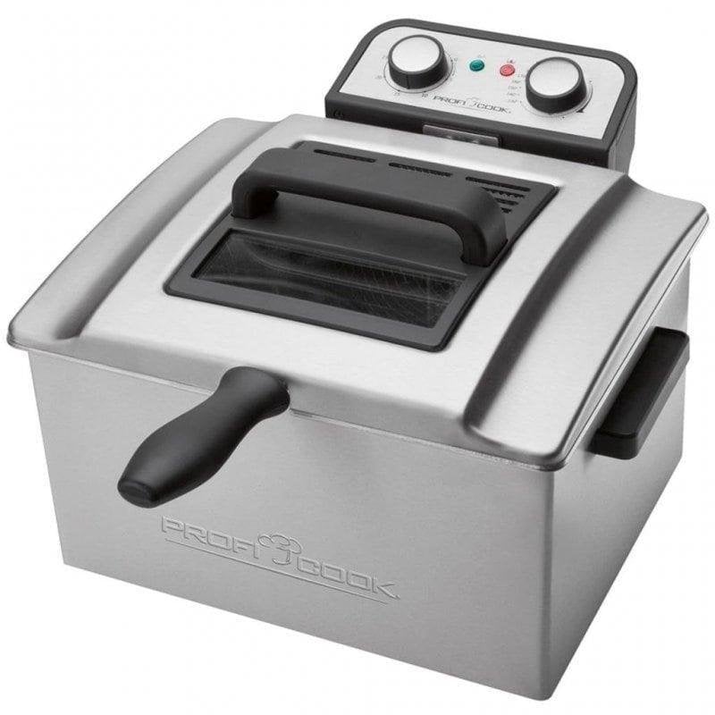 Proficook Freidora Doble Profesional Fr 1038 3000W 5L Plata - Imagen 2