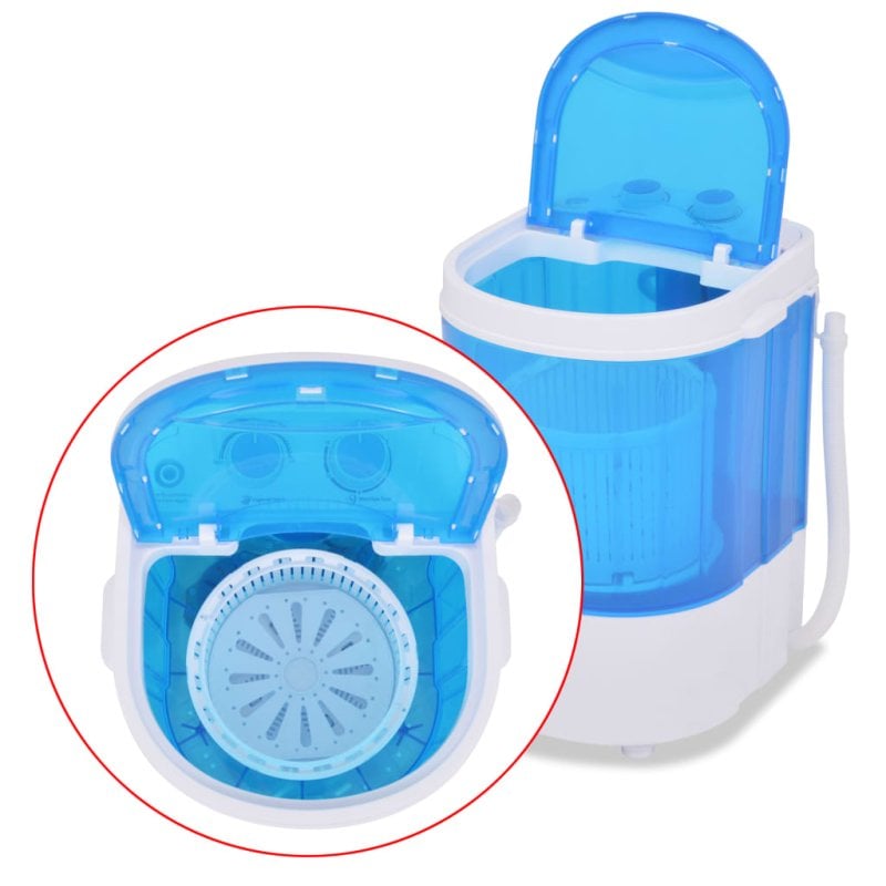 Mini Machine à Laver 1:12 – Rechargeable, Tambour Rotatif, Couvercle Ouvrant – Jouet De Lessive Pour Poupées Et Décoration
