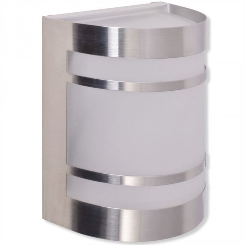 VidaXL Foco de Pared para Exterior E27 Inox