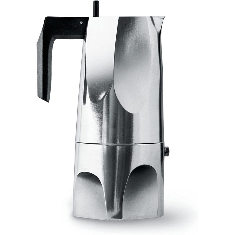 Alessi Ossidiana Cafetière Italienne 6 Tasses Argent