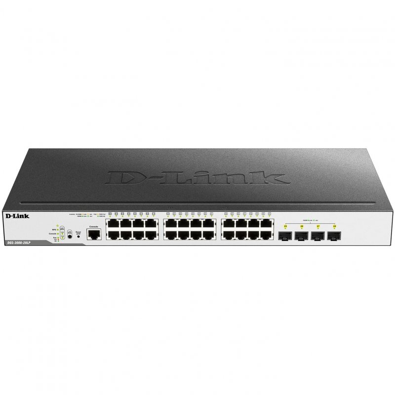 Image of Switch D-Link DGS-3000-28LP 24 porte Gigabit + 4 SFP